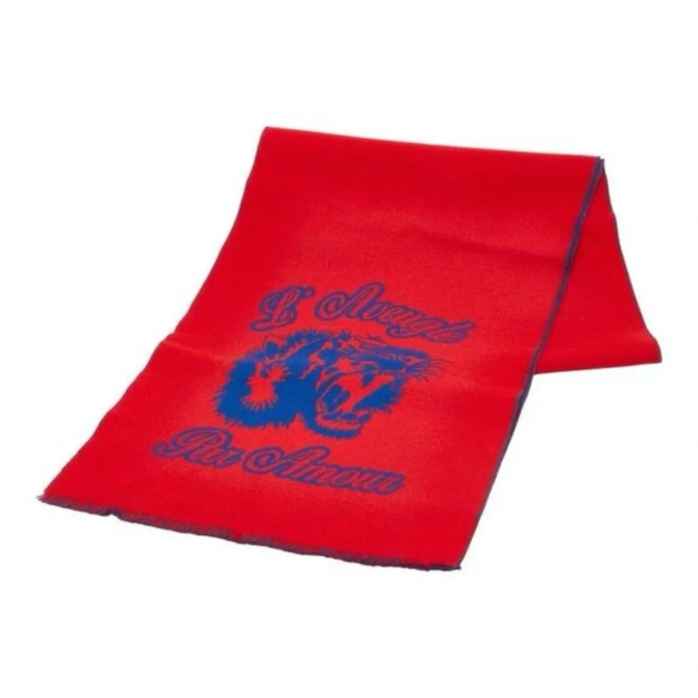 Gucci Blind for Love “l’aveugle par amour” Tiger Wool Scarf
